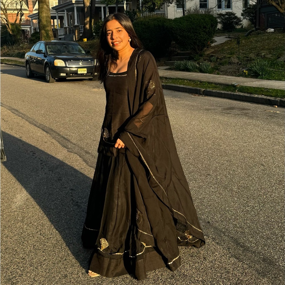 India Boutique Black Lehenga